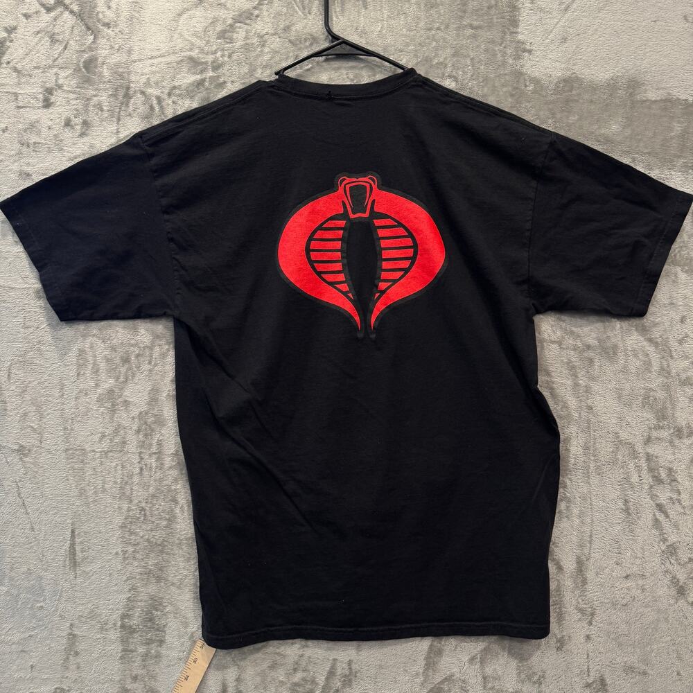 GI Joe Cobra ShoePalace Graphic Tee XL | Vintage Action Figure tee Flaw: Hole